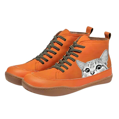 Fenna - Ankle Boots for Cat Lovers