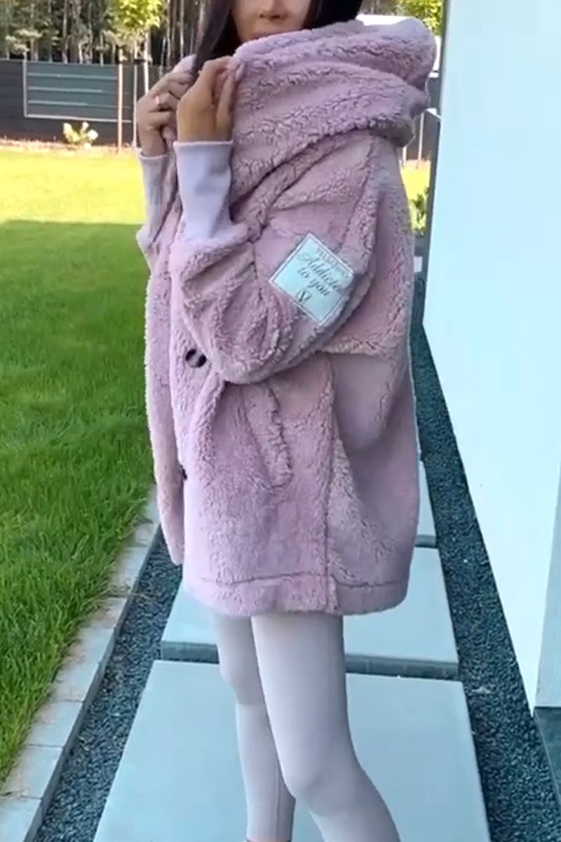LEYA | Plush Hooded Jacket