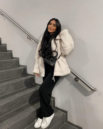 KAJA | Soft Teddy Coat