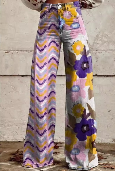 Isadora - Floral Spring Pants