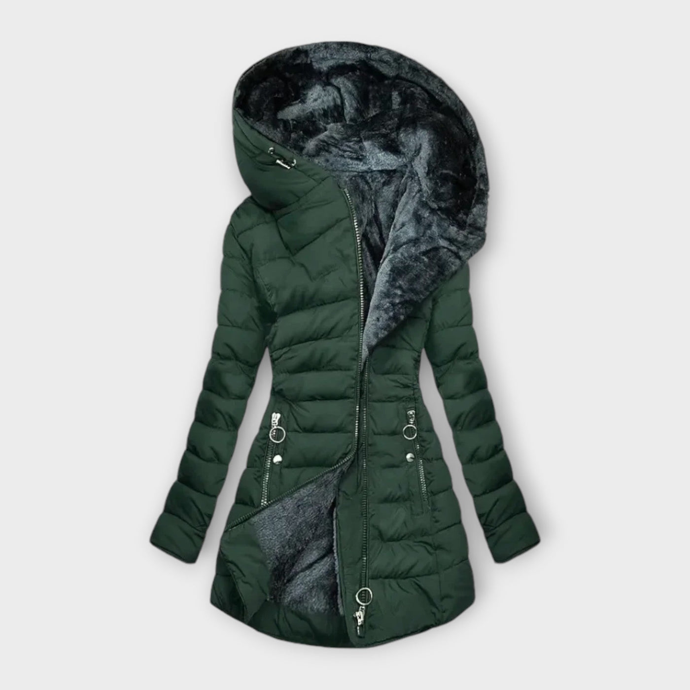 Kori | Cozy Faux Fur-Lined Coat