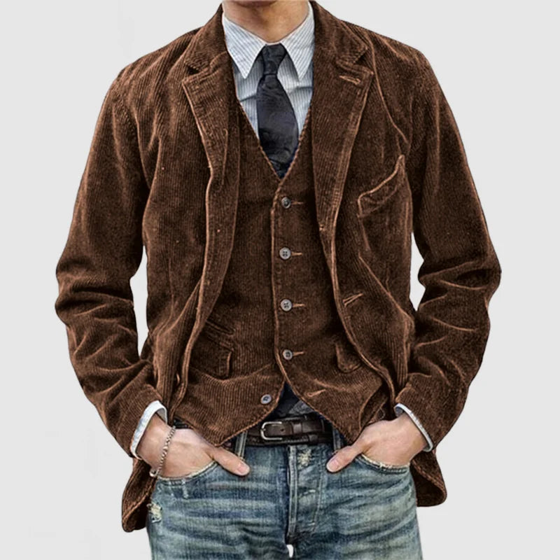 ADOLFO™|VINTAGE JACKET AND WAISTCOAT