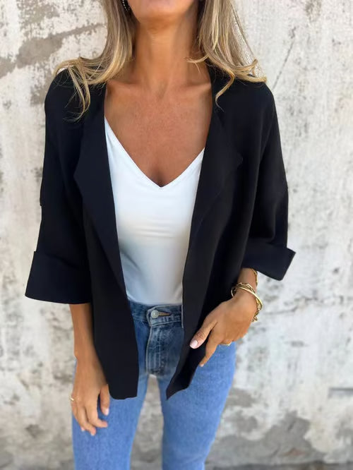 Alessia™ | Bold Open-Front Blazer