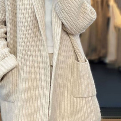 IRENE | Knitted Cardigan in Wool Blend