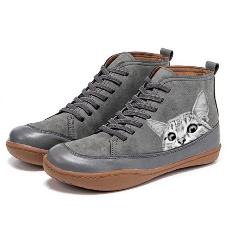 Fenna - Ankle Boots for Cat Lovers