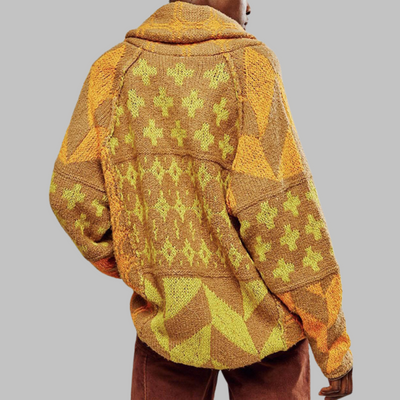 Portia™ | Vintage Oversized Button-Down Cardigan