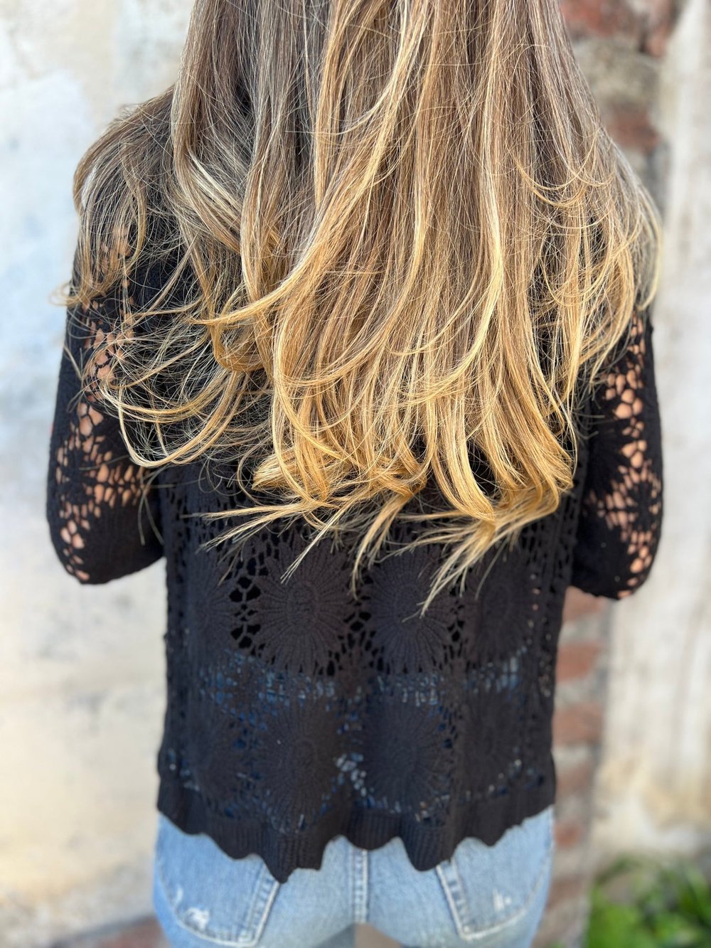 Elora™ | Delicate Crochet Button Cardigan