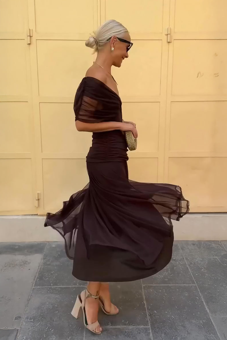 PRISCILLA | Tulle Maxi Dress