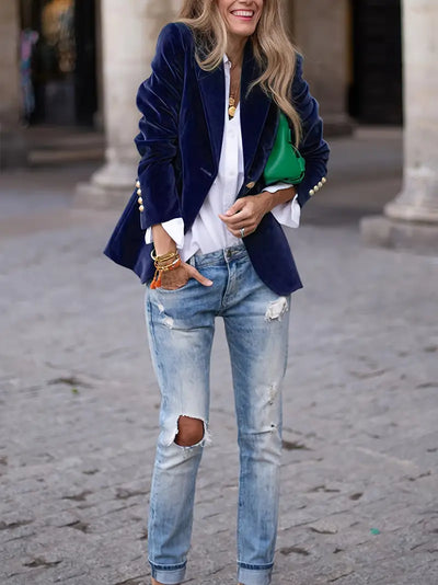 Mila | ELEGANT VELVET BLAZER