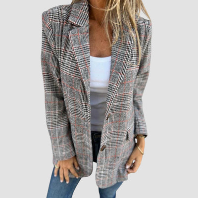 Elaina™ | Stylish Checked Blazer