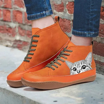 Fenna - Ankle Boots for Cat Lovers
