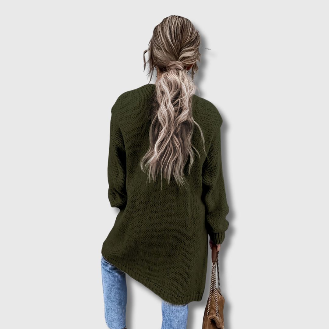 Gaëlle - Elegant Long Cardigan for Women