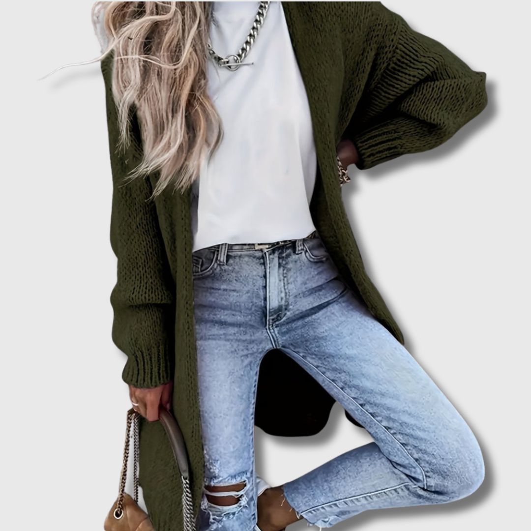 Gaëlle - Elegant Long Cardigan for Women