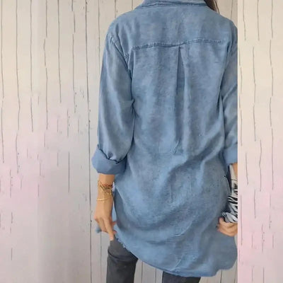 MARIE | Casual Denim Shirt Jacket