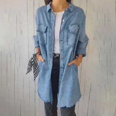 MARIE | Casual Denim Shirt Jacket