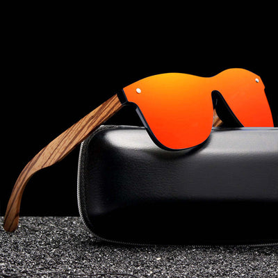 Bergen Zebrano Wooden Sunglasses