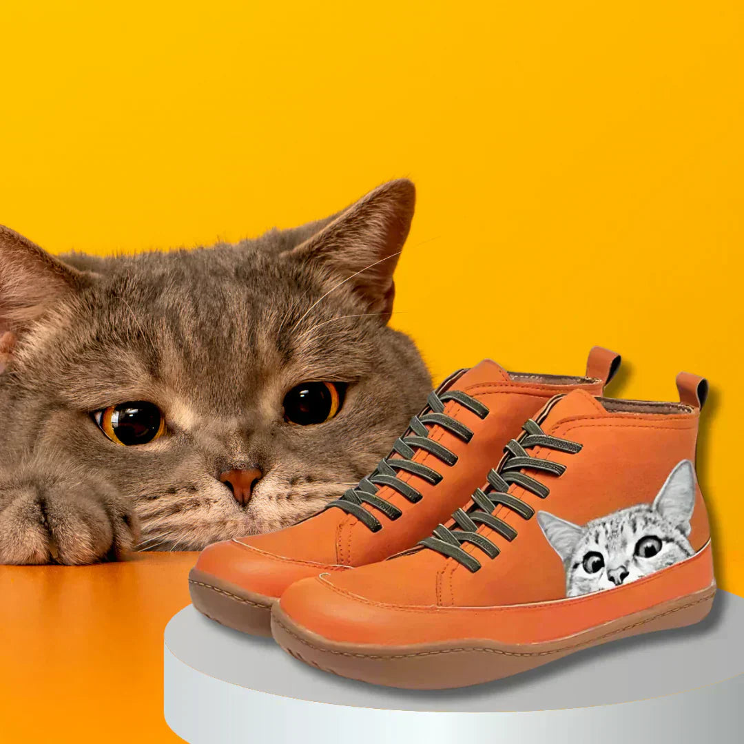 Fenna - Ankle Boots for Cat Lovers