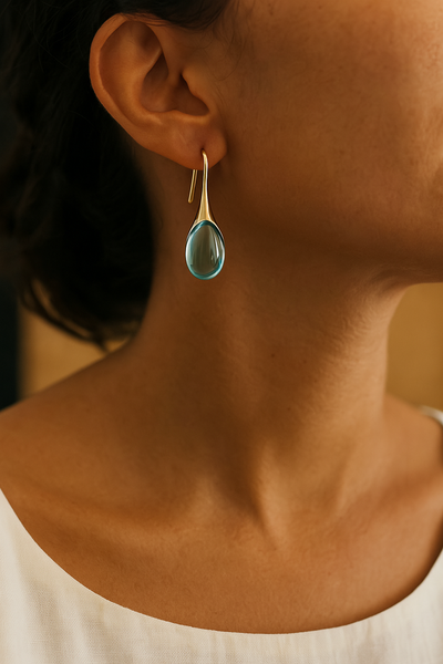 Elowenaris™ | Gilded Crystal Earrings