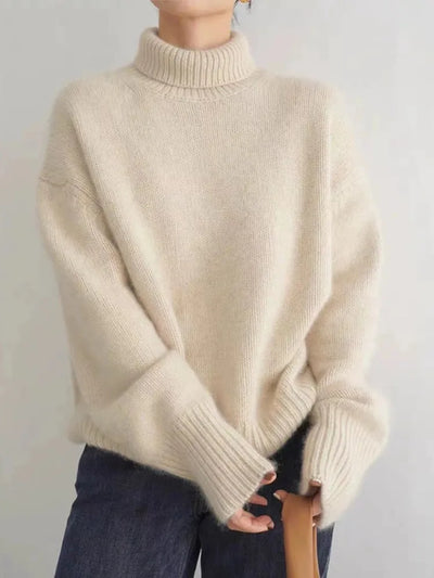 Mila - High Neck Cashmere Sweater