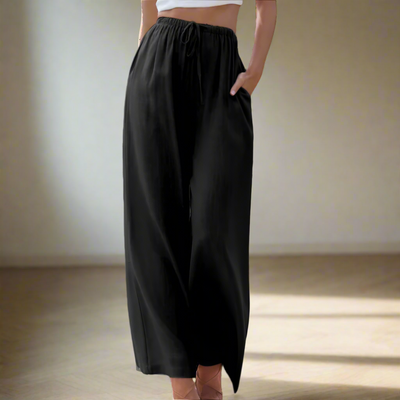 Zoe™ - Elegant Cotton and Linen Trousers