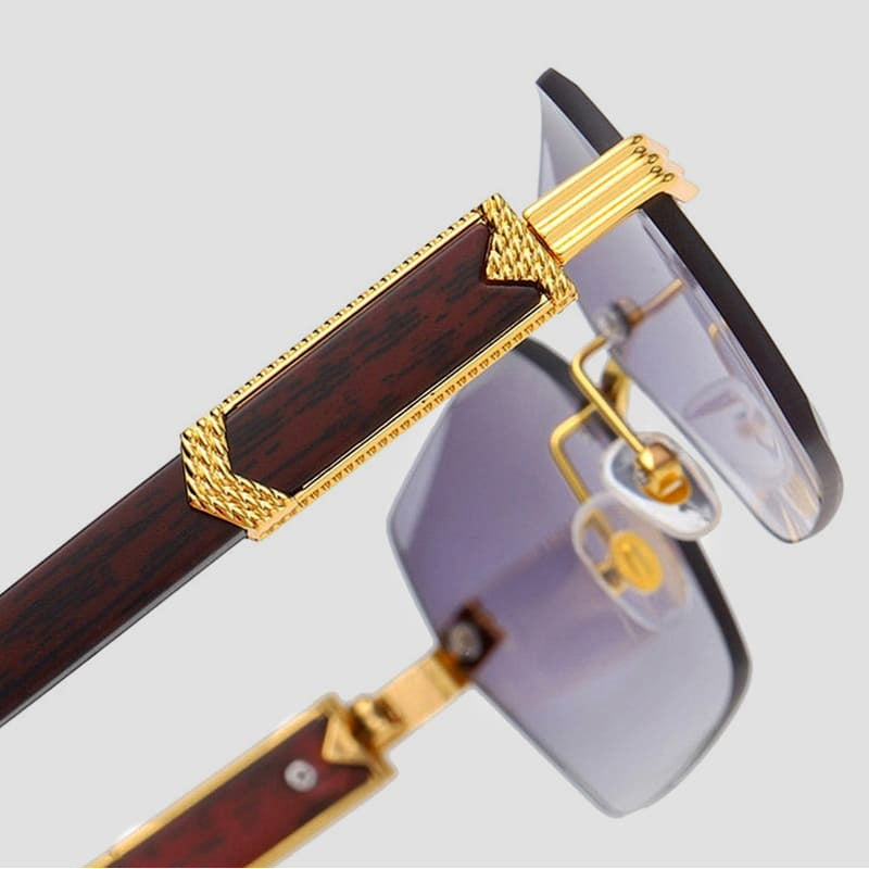 Felix Grant Rimless Gradient Sunglasses