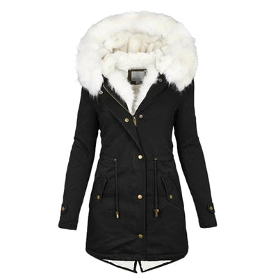 Giulia | Winter coat with faux fur lining