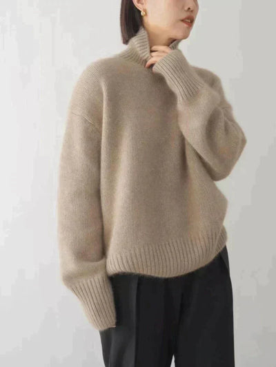 Mila - High Neck Cashmere Sweater