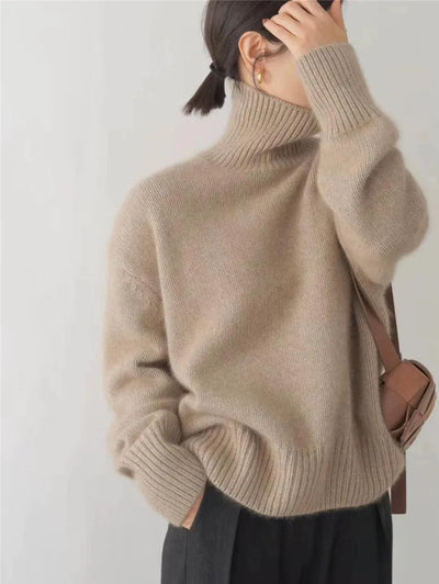 Mila - High Neck Cashmere Sweater