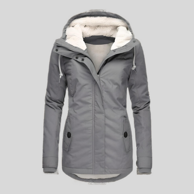Zephyra™ | Waterproof Long Jacket with Hood and Lining