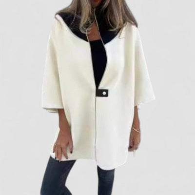 Avoria™ | Soft Relaxed Fit Cape Jacket