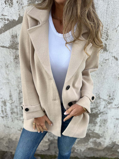Noelle™ | Relaxed Wool-Blend Coat