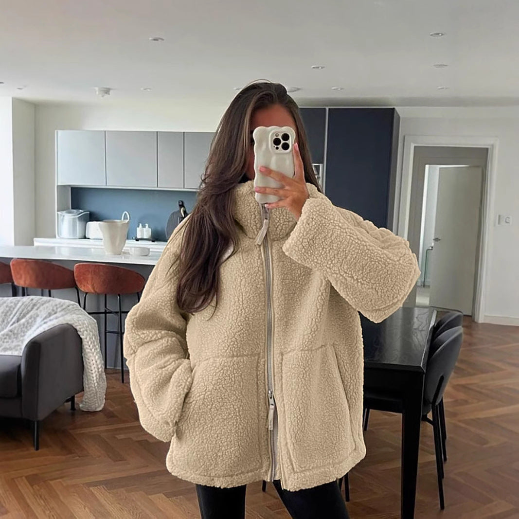 KAJA | Soft Teddy Coat
