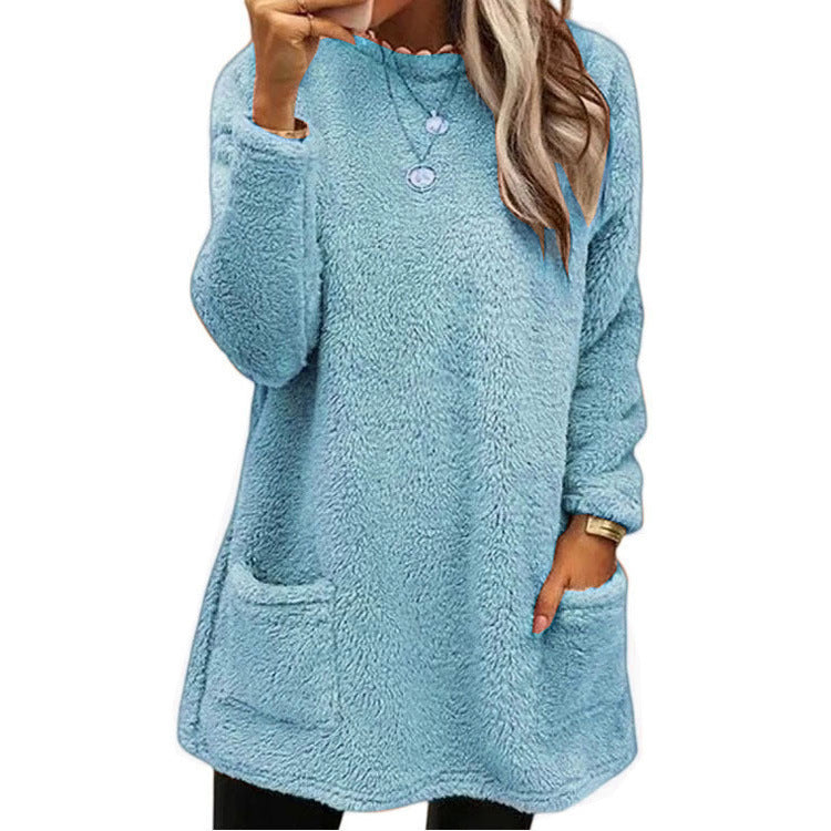 Elora™ | Cozy Fleece Pocket Tunic