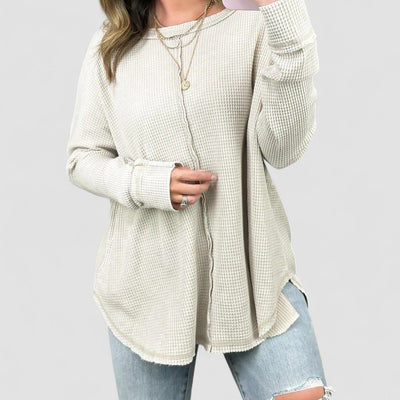 Elora™ | Effortless Crewneck Washed Top