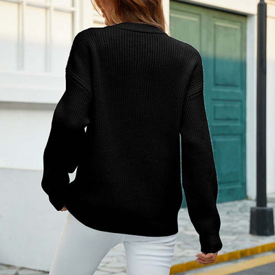 Lola™ | Elegant Cable Knit Sweater