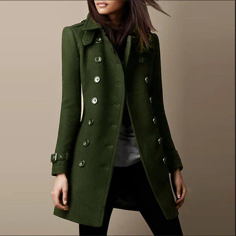Cinzia™ | Long coat, handmade