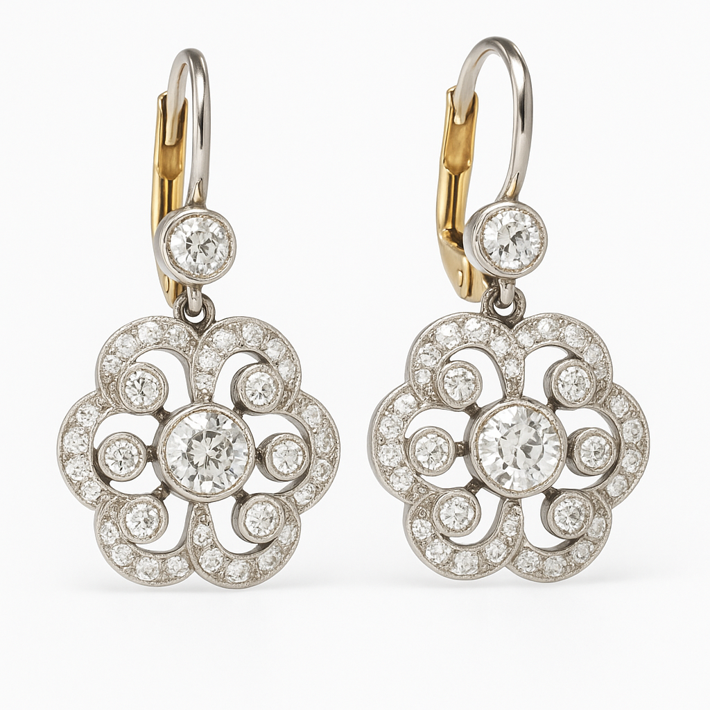 Lucendel™ | Ethereal Crystal Mandala Earrings