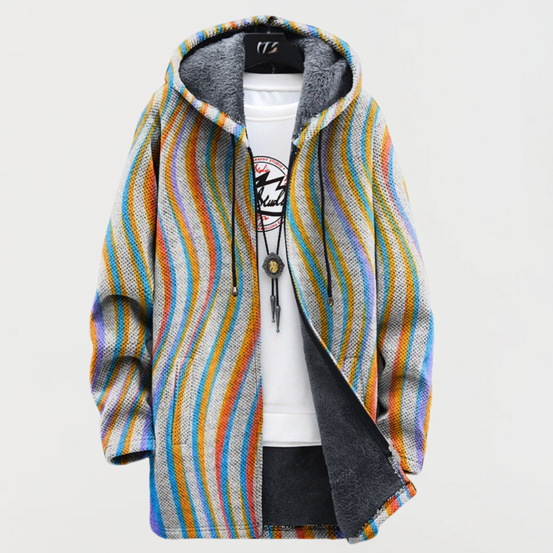 Maya | Swirling Stripes Cardigan