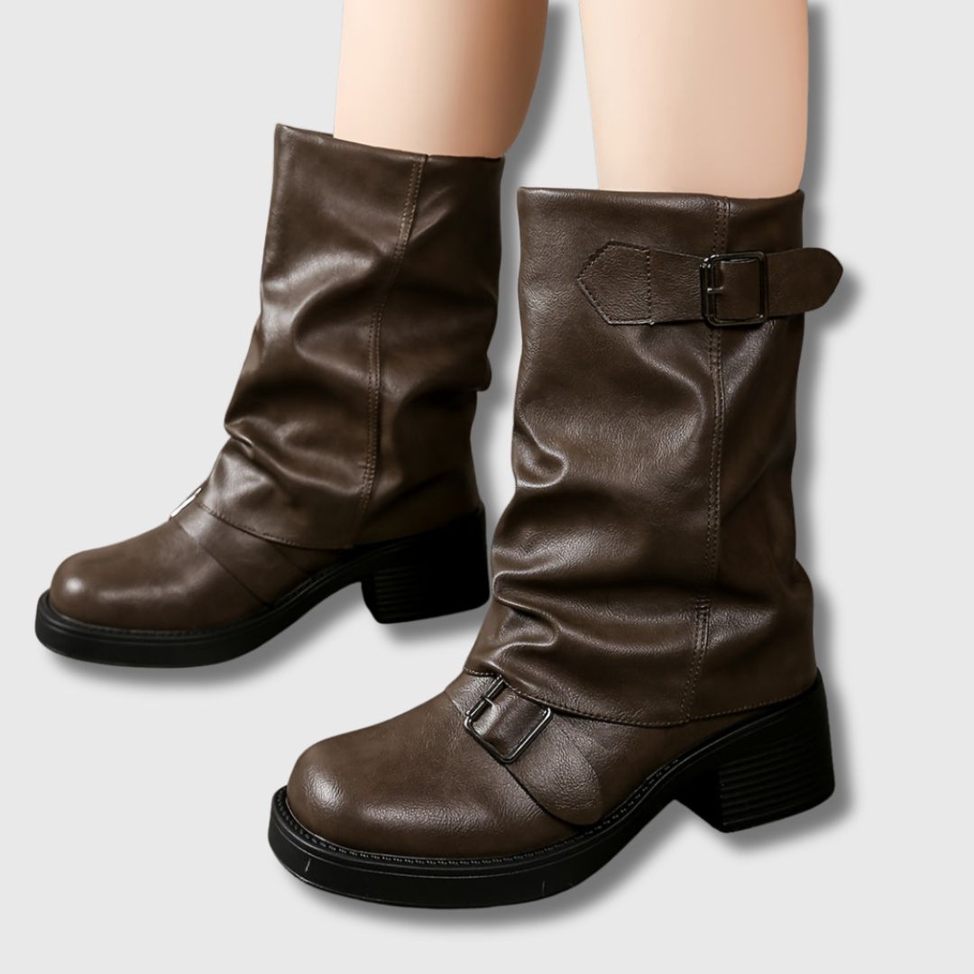 Elena – Women's Western Lace-Up Boots | Limited Edition