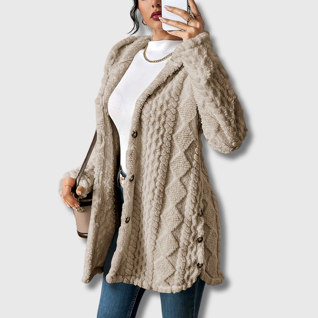 Élodie - Women's Teddy Coat with Hood Limited Edition