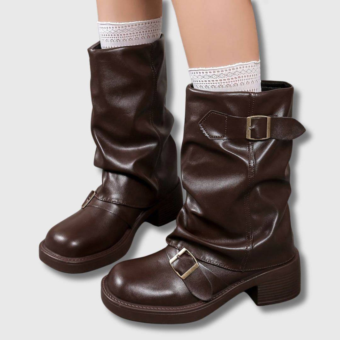 Elena – Women's Western Lace-Up Boots | Limited Edition