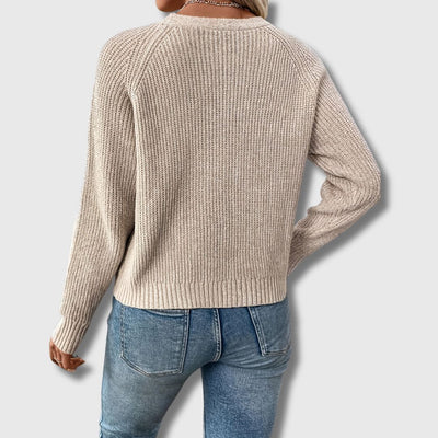 Zoe - Elegant Buttoned Women's Cardigan Limited Edition