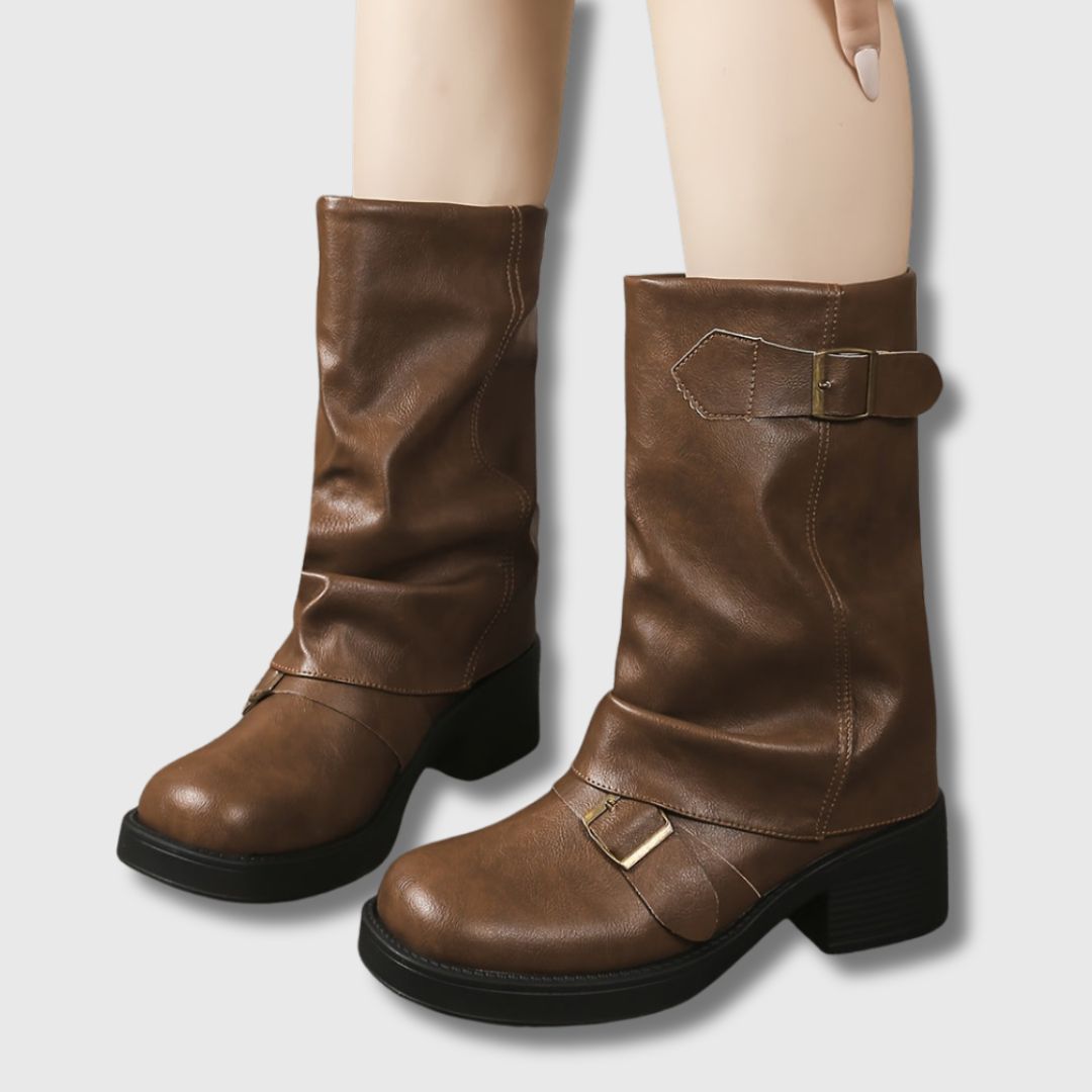 Elena – Women's Western Lace-Up Boots | Limited Edition