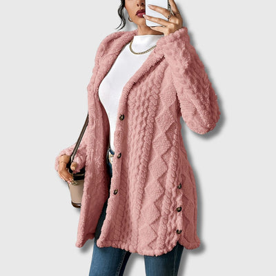 Élodie - Women's Teddy Coat with Hood Limited Edition