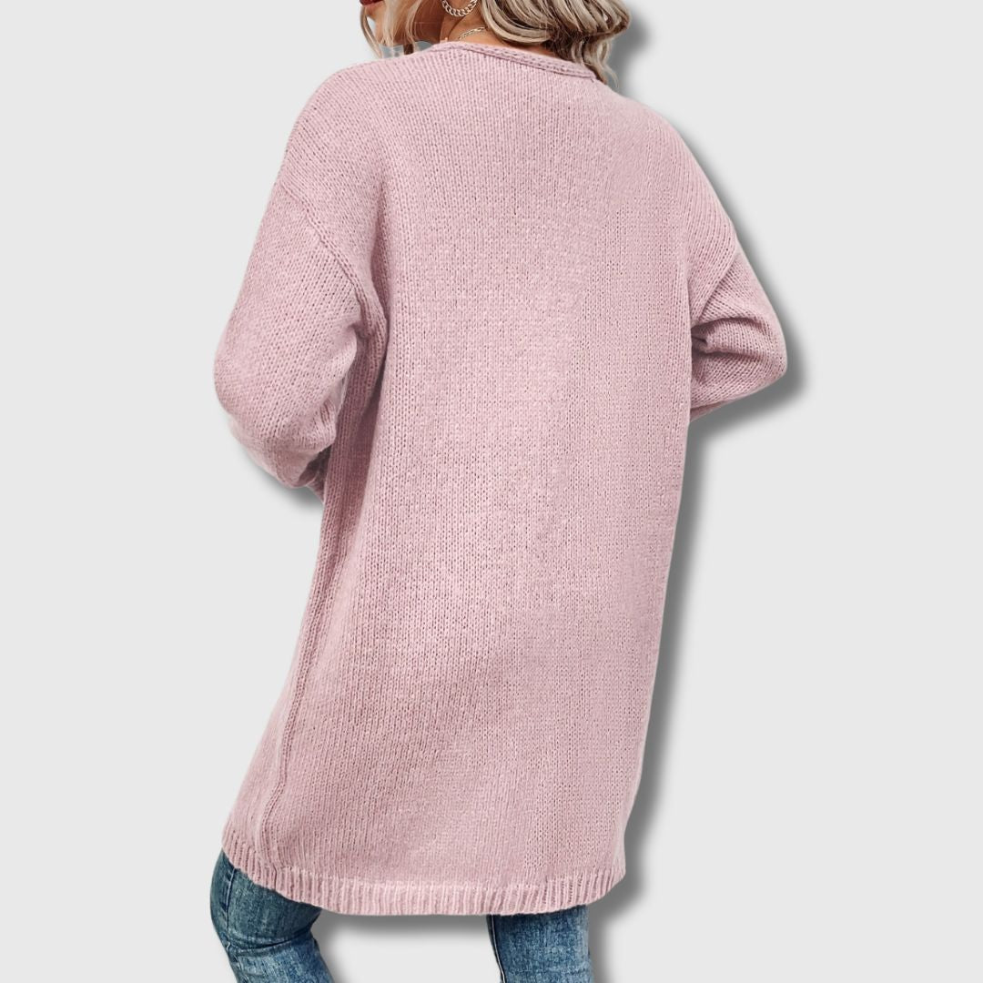 Gaëlle - Elegant Long Cardigan for Women