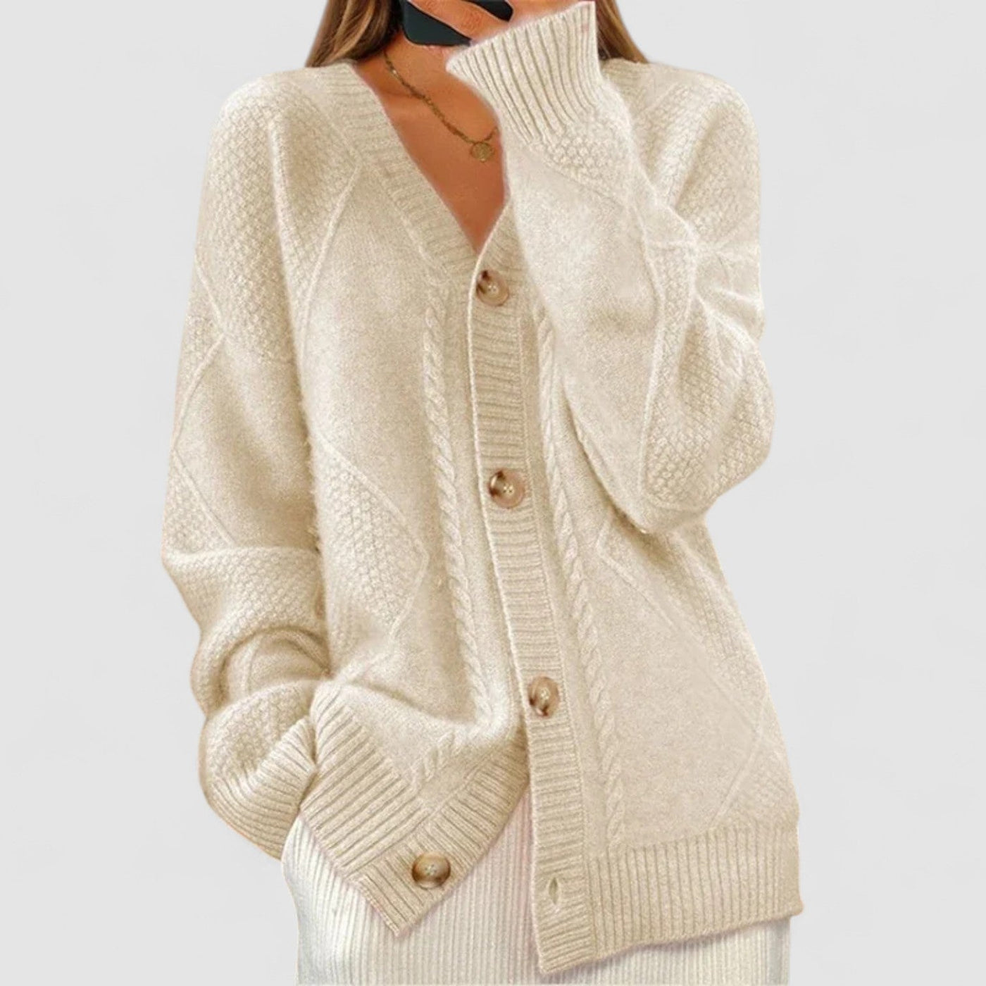 Éloise™ | Cable-Knit Cardigan