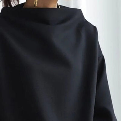 Vespera™ | High-Neck Soft Knit Top