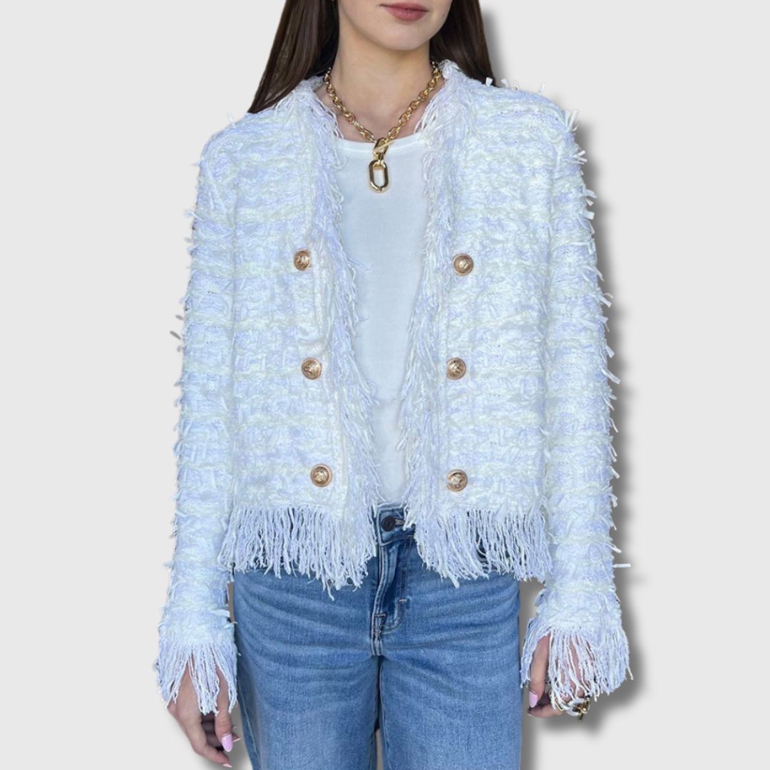 Linda - Casual Fringe Cardigan | Limited Edition