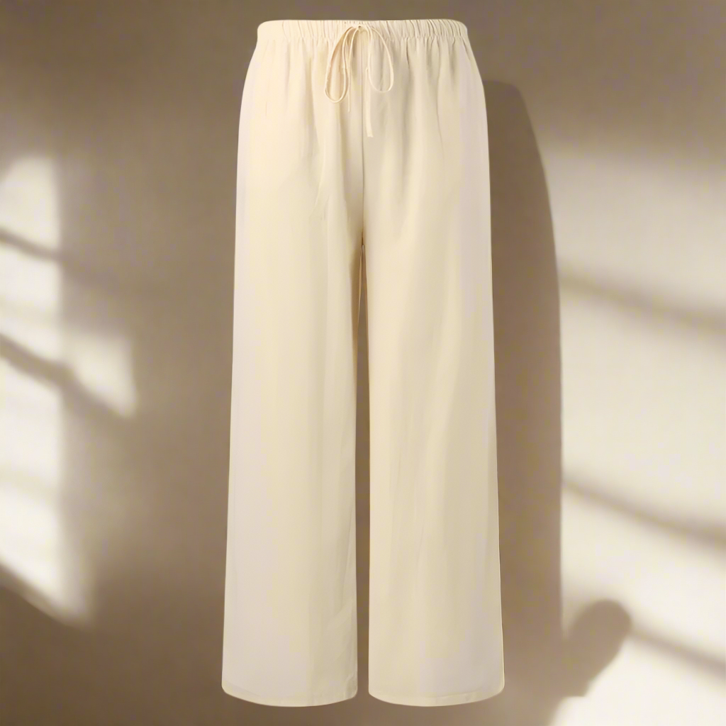 Zoe™ - Elegant Cotton and Linen Trousers