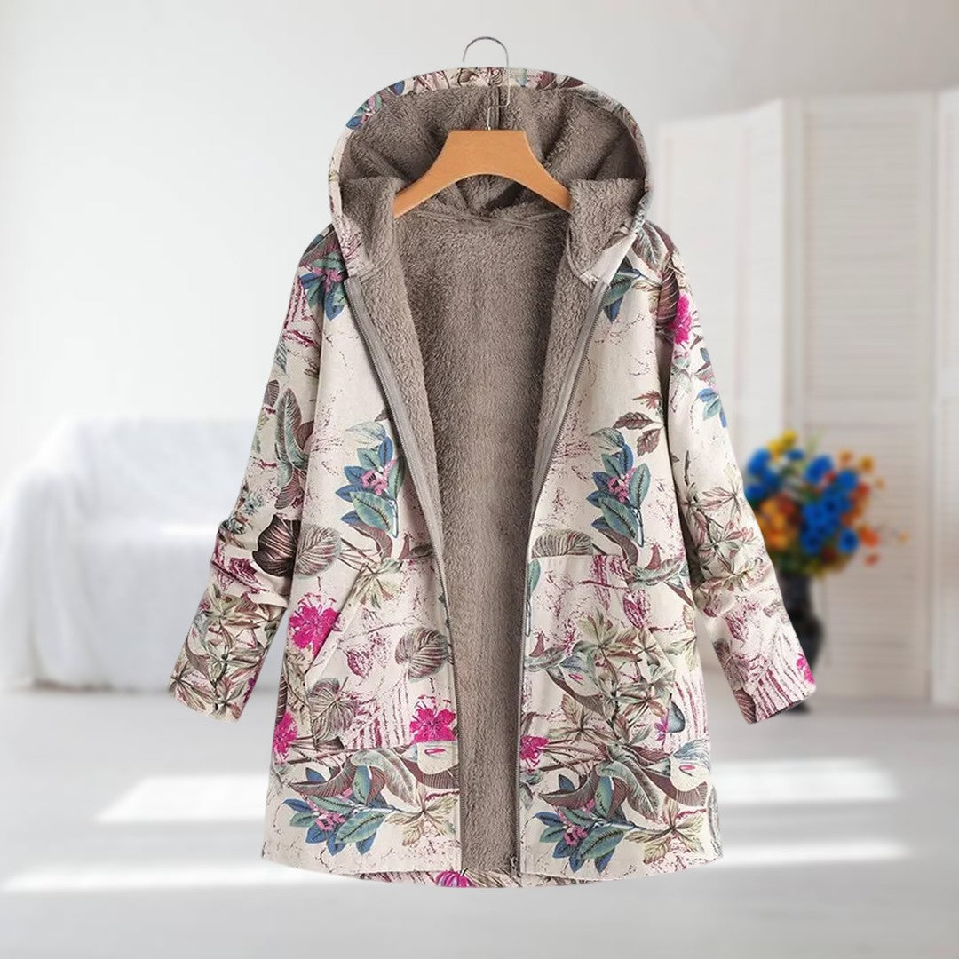 FLORA | Warm, Softly Lined Cardigan Parka